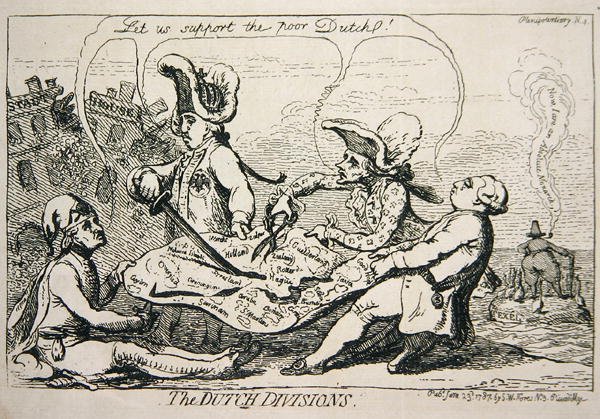 De Nederlandse divisies door James Gillray