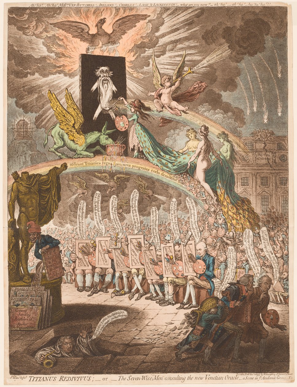 Titianus Redivivus door James Gillray