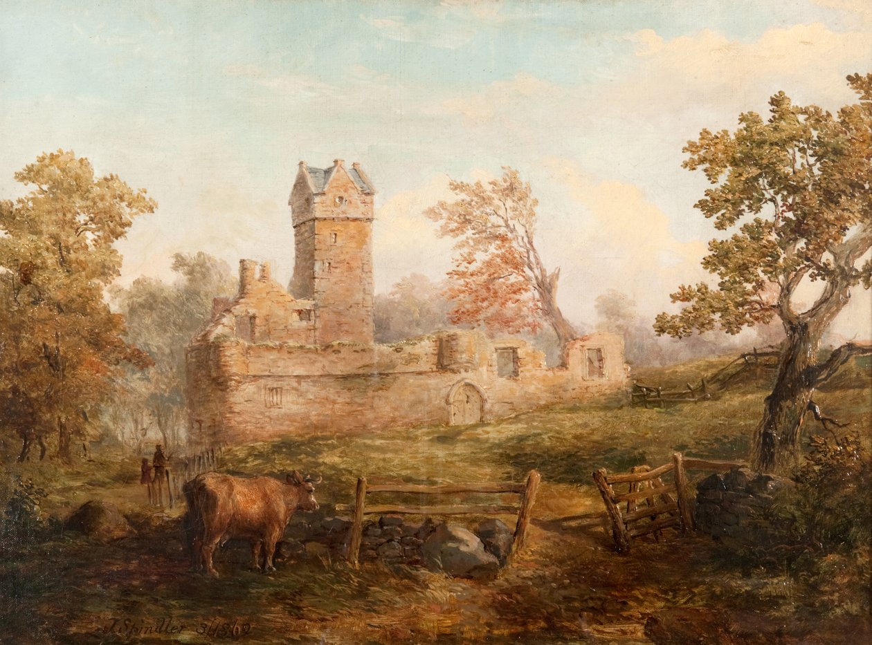 Mains Kasteel door James Gustavus Hope Spindler