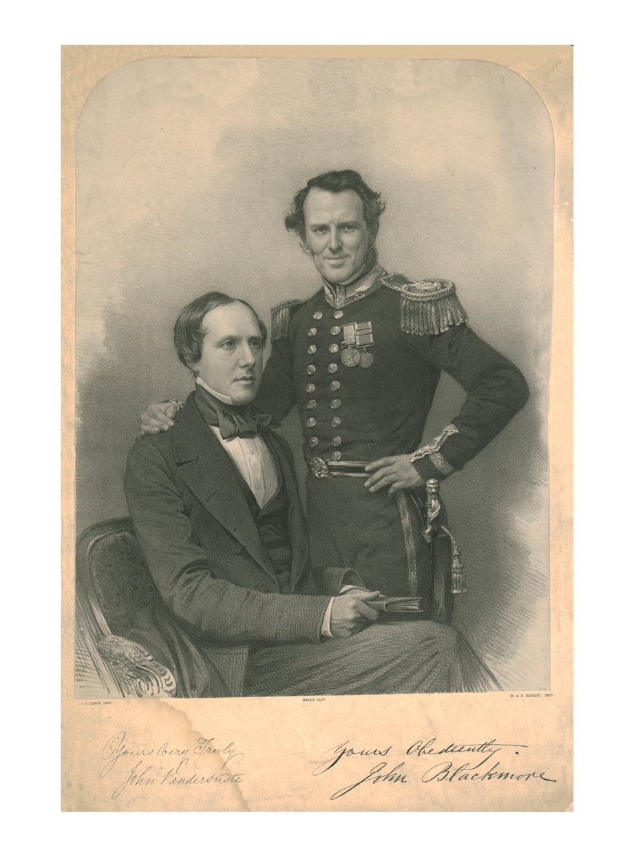 John Vandersuste, John Blackmore, ca. 1855 door James Henry Lynch