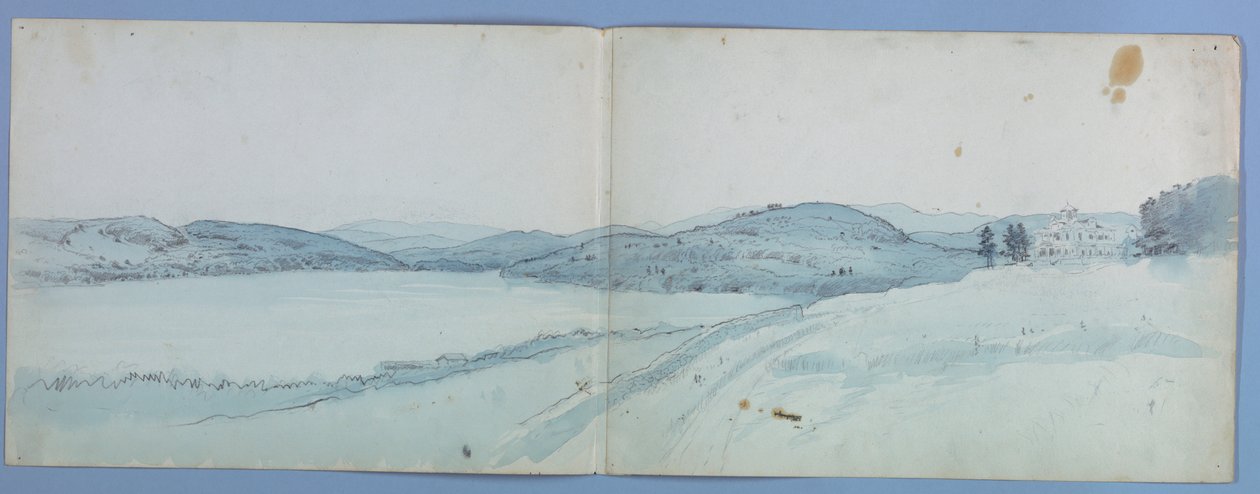 Landschap door James Henry Moser