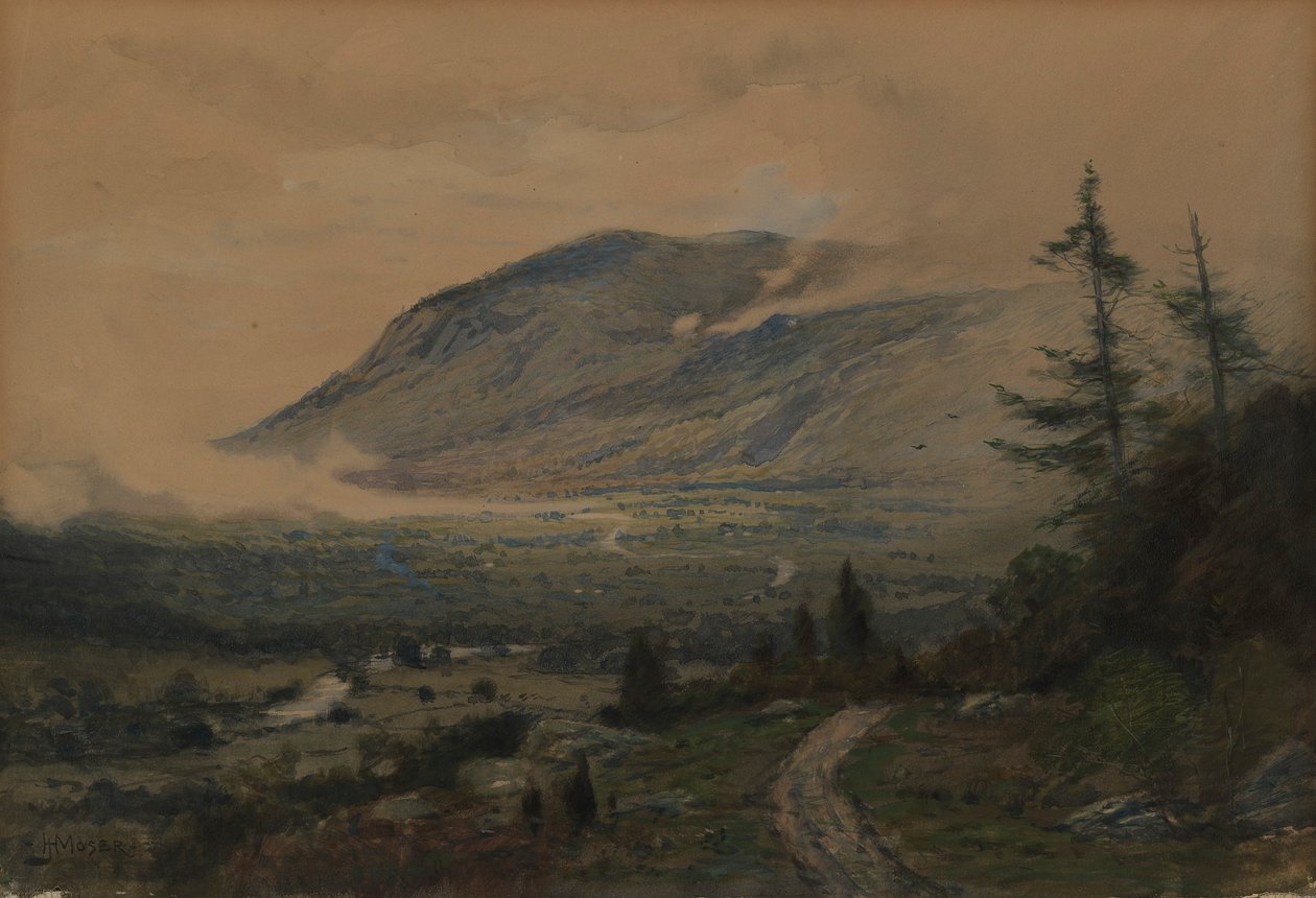 Berg en Dal door James Henry Moser