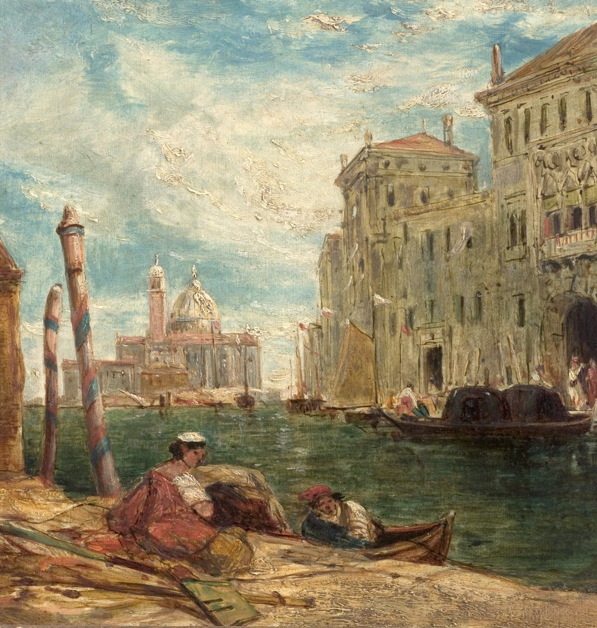 Uitzicht in Venetië, Italië door James Holland