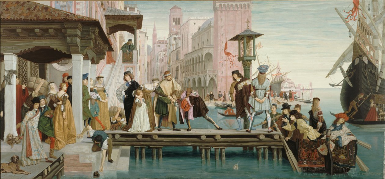 Vertrek van de Verloren Zoon door James Jacques Joseph Tissot