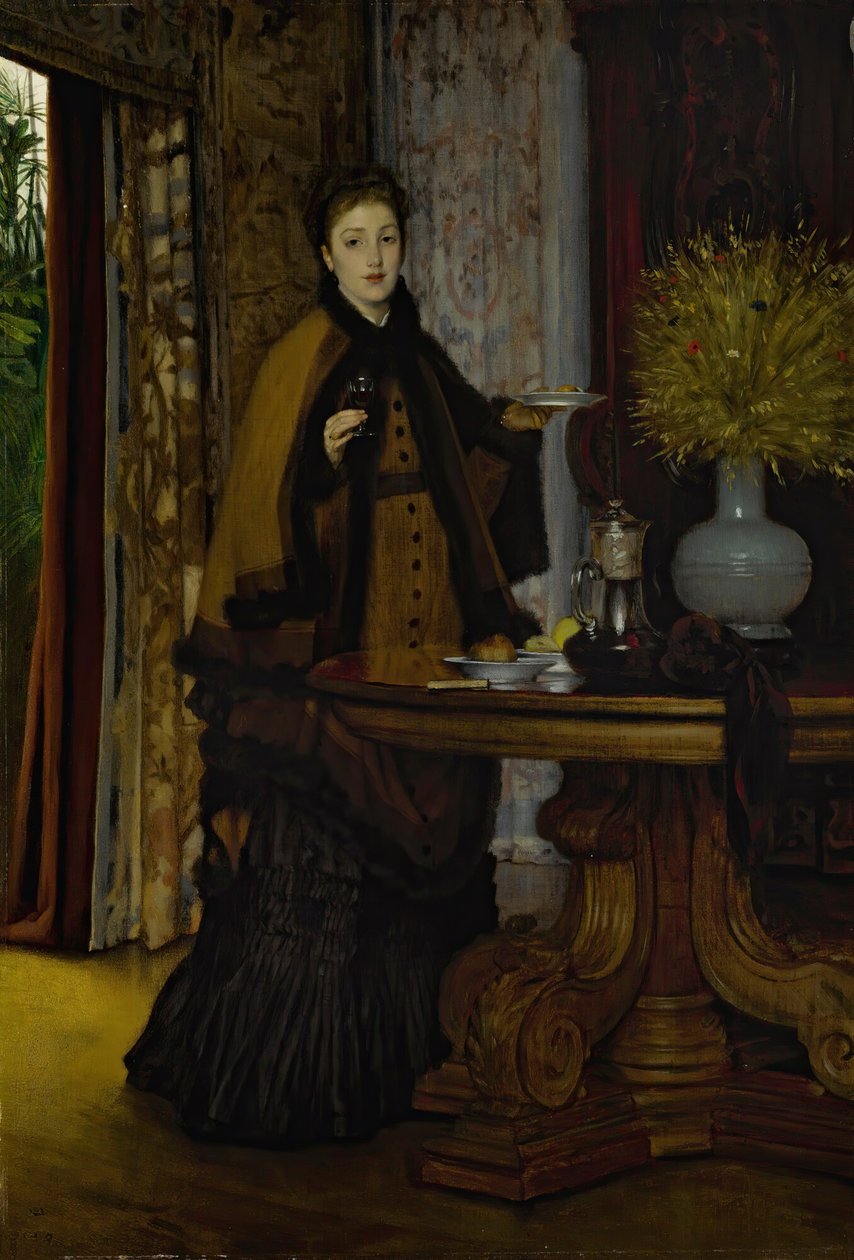 Le Goûter door James Jacques Joseph Tissot