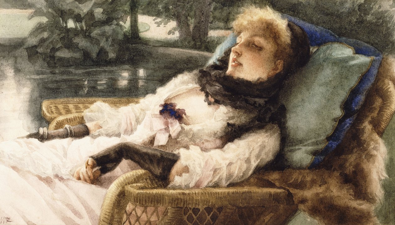 Zomeravond door James Jacques Joseph Tissot