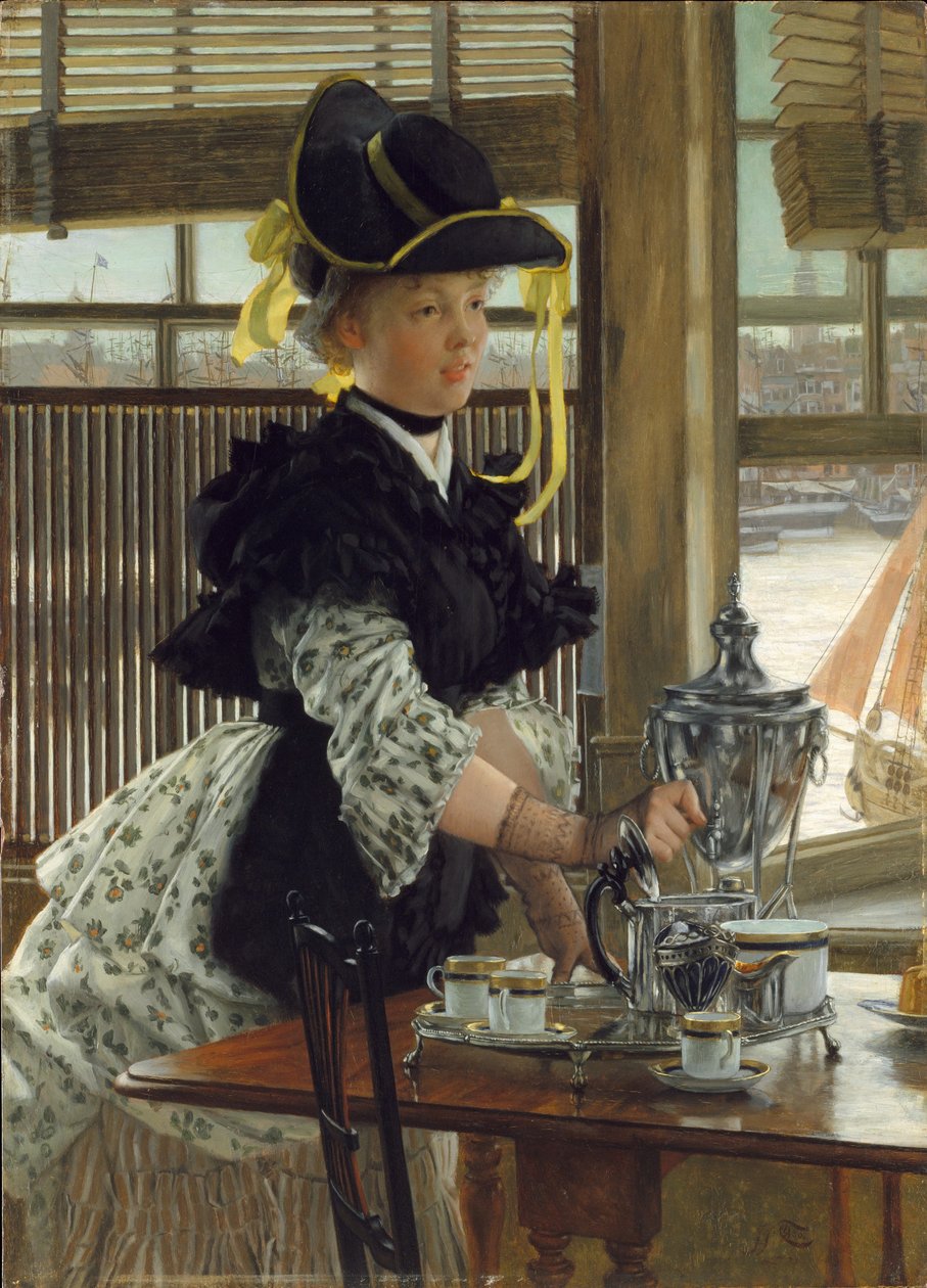 Thee, 1872 door James Jacques Joseph Tissot