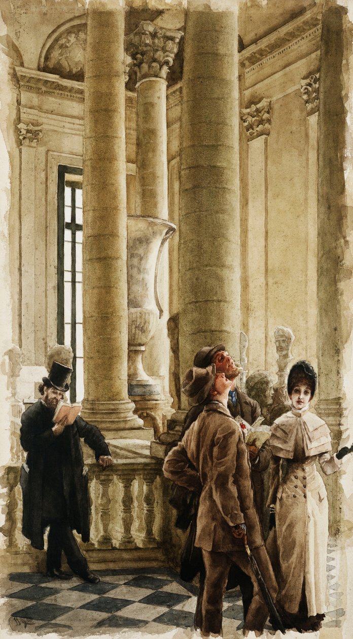 Het Louvre door James Jacques Joseph Tissot