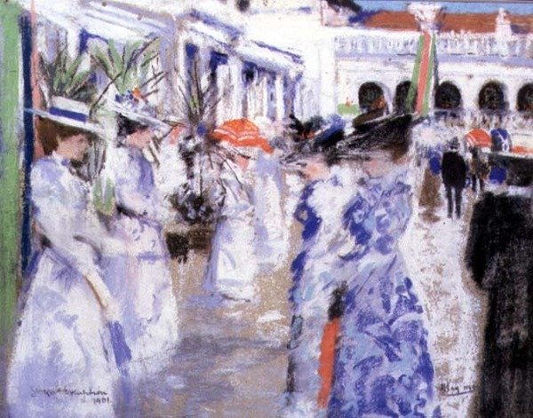 Op de Glasgow Tentoonstelling door James Kay