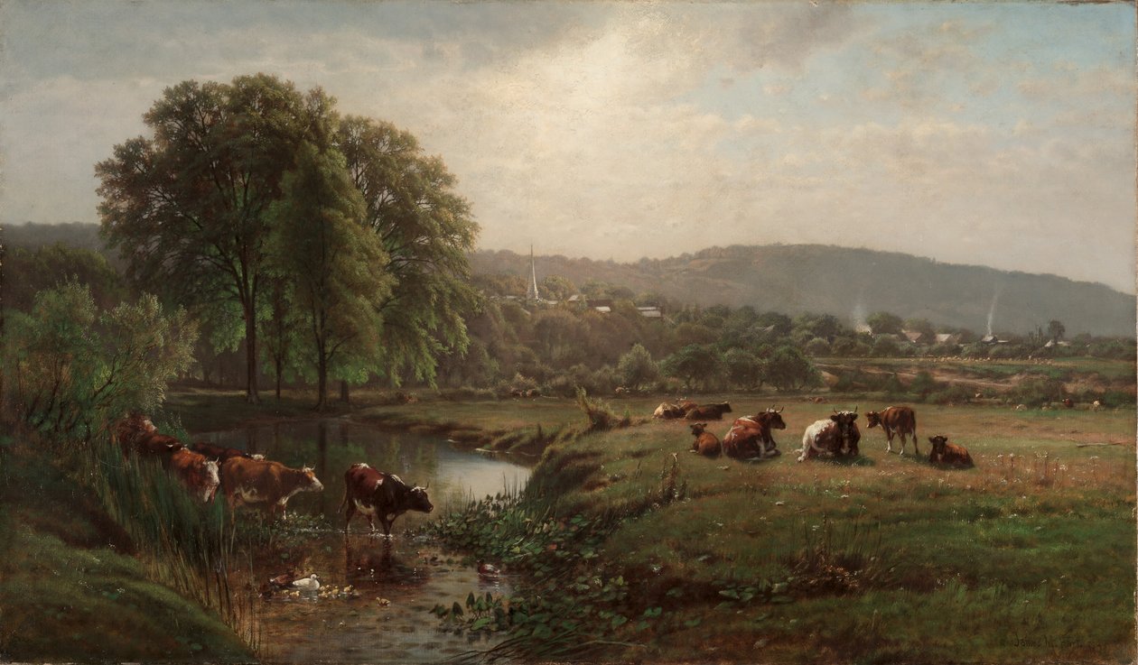 Ochtend in New England door James McDougal Hart