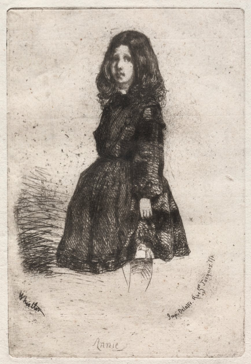 Annie door James Abbott McNeill Whistler