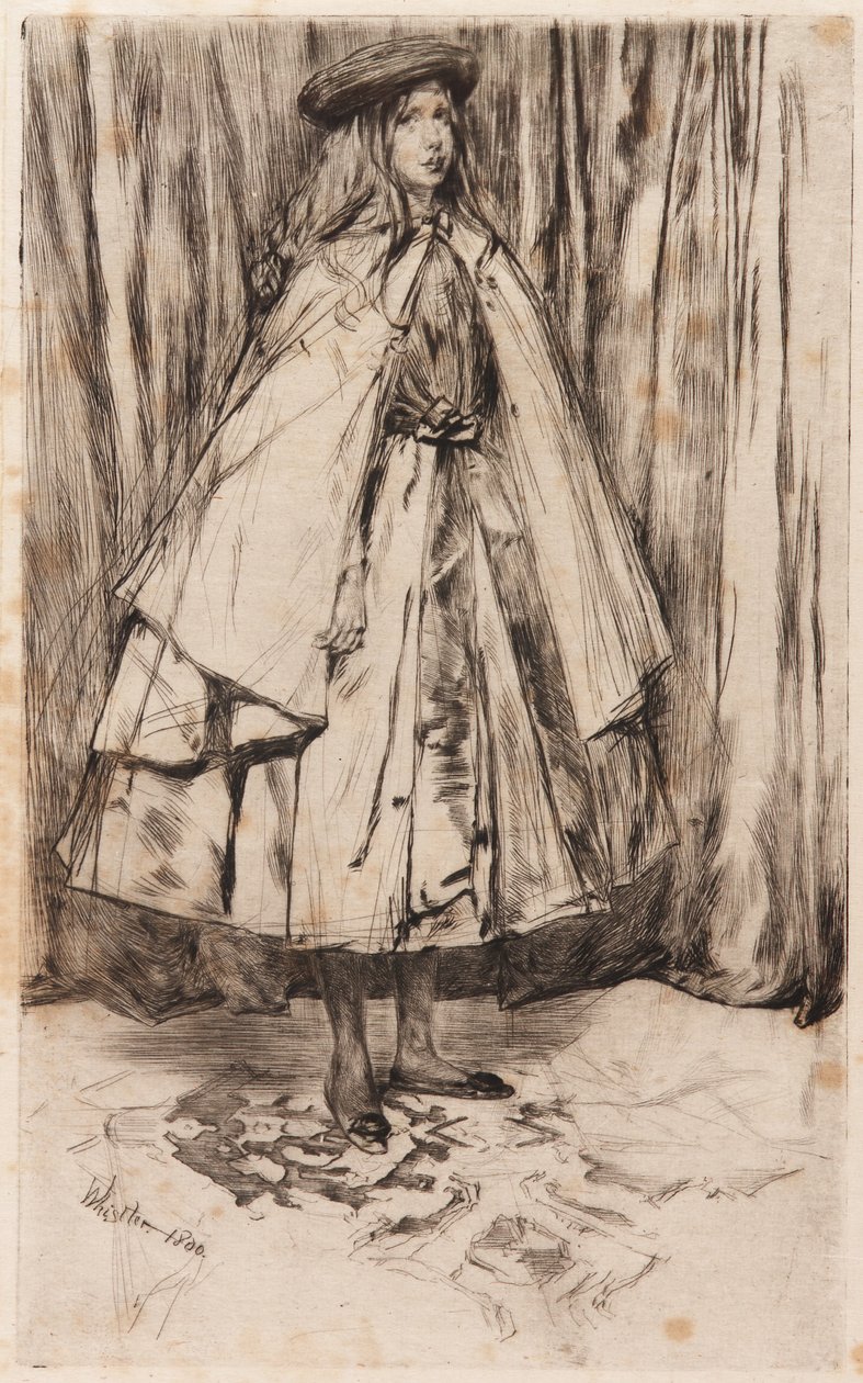 Annie Haden door James Abbott McNeill Whistler