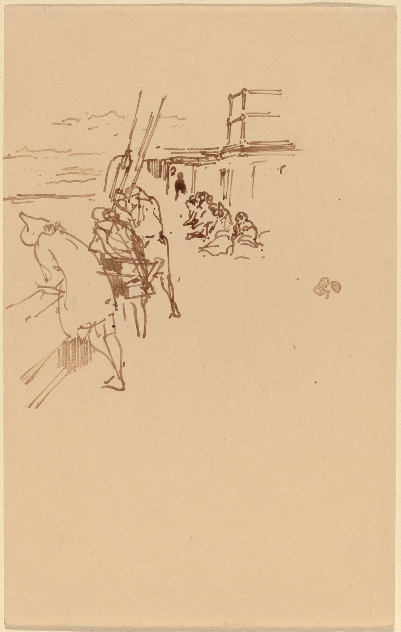 Op Zee door James Abbott McNeill Whistler