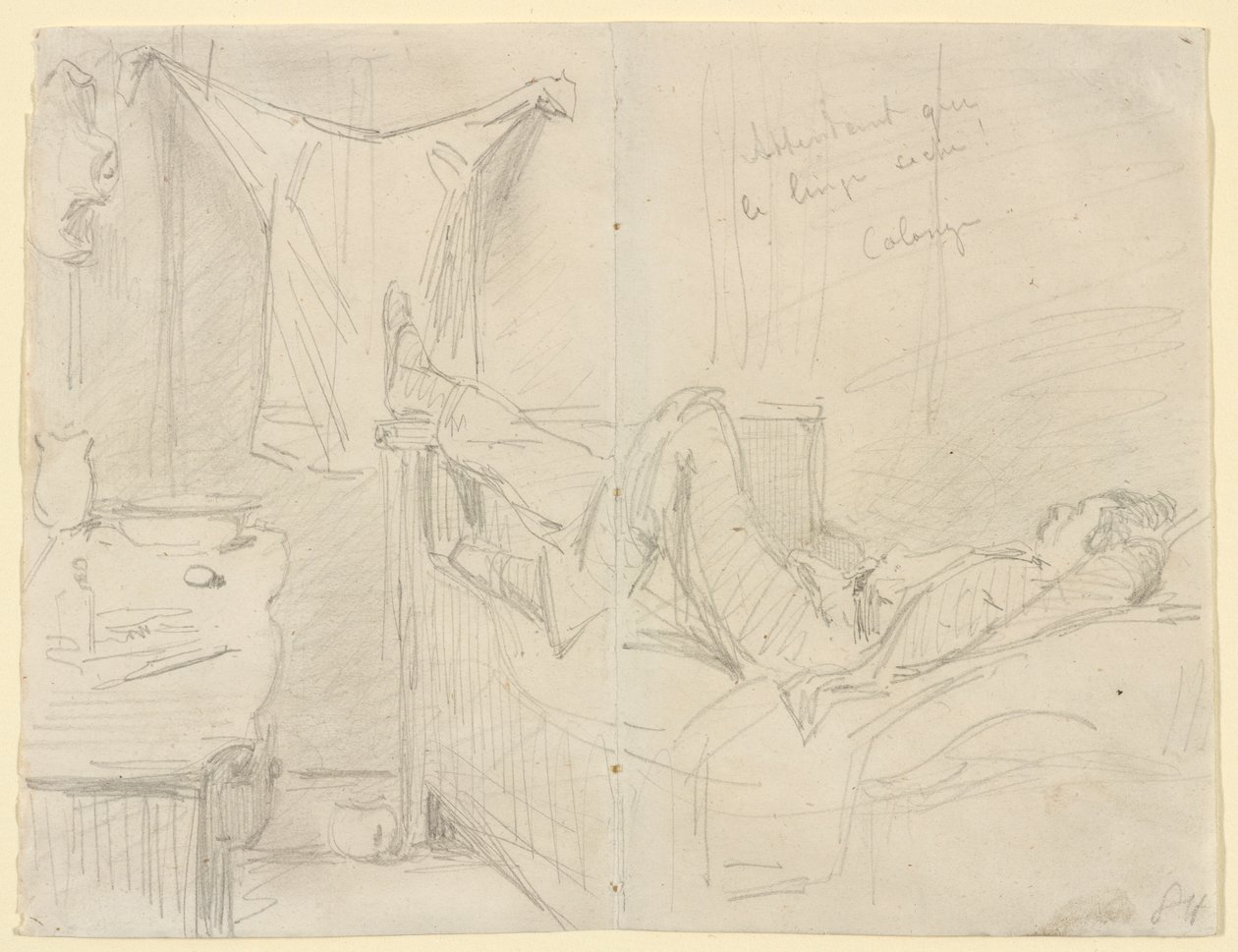 Wachten tot de was droog is! Keulen door James Abbott McNeill Whistler