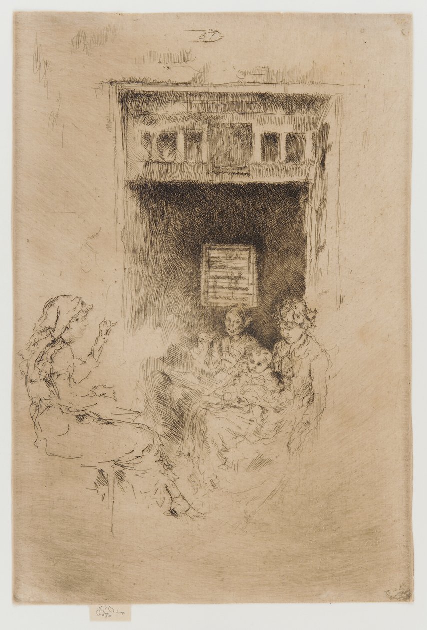 Kralenrijgers door James Abbott McNeill Whistler
