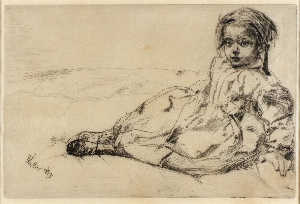 Bibi Valentijn door James McNeill Whistler