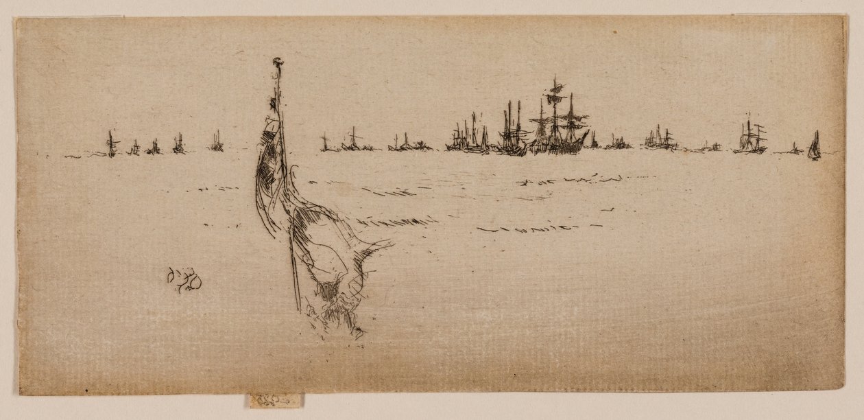 De vlag dompelen door James McNeill Whistler