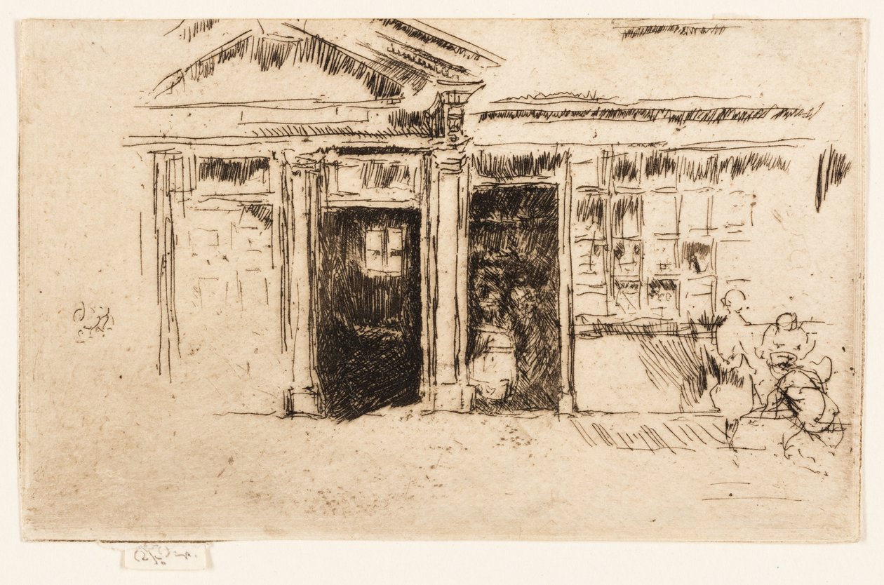 Dubbele deur, Sandwich door James Abbott McNeill Whistler