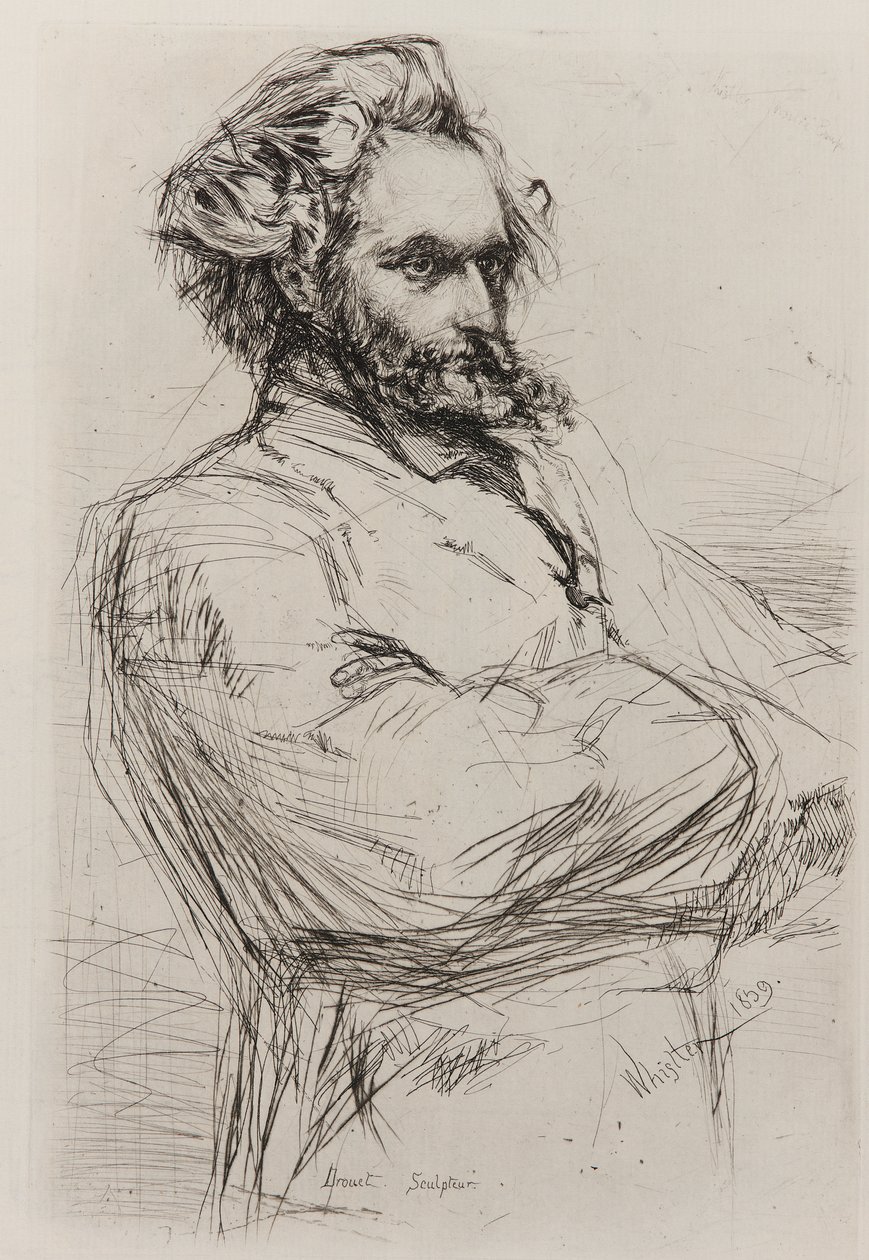Drouet door James Abbott McNeill Whistler