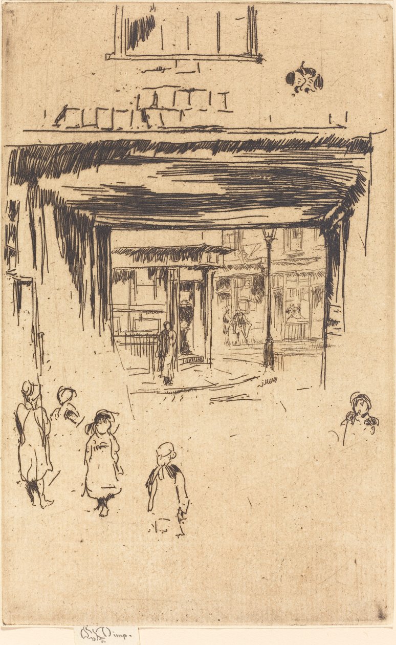 Drury Lane door James Abbott McNeill Whistler