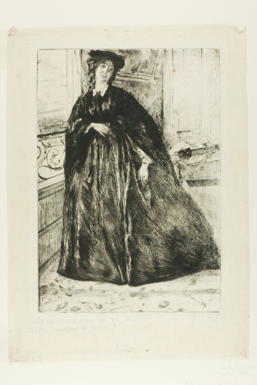 Finette door James Abbott McNeill Whistler