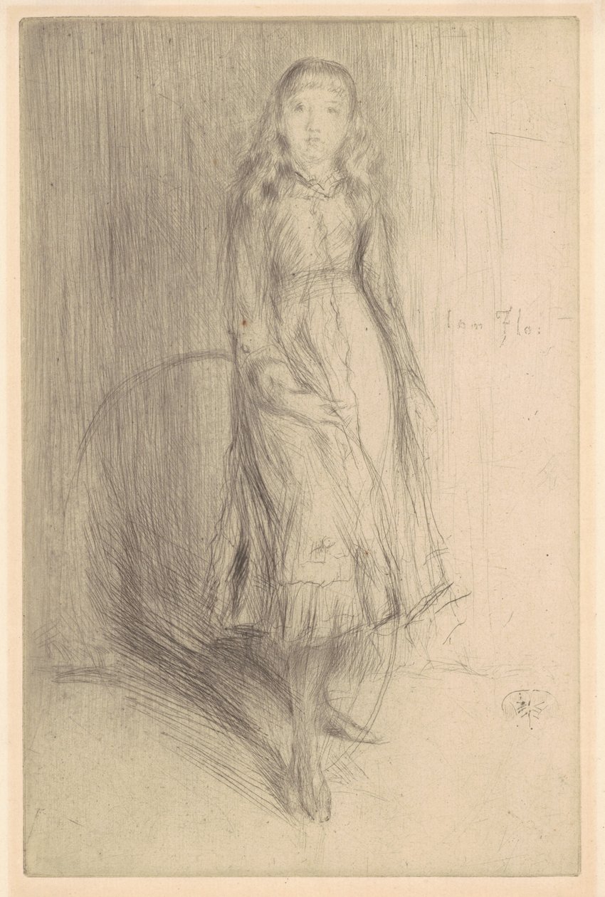 Florence Leyland door James Abbott McNeill Whistler