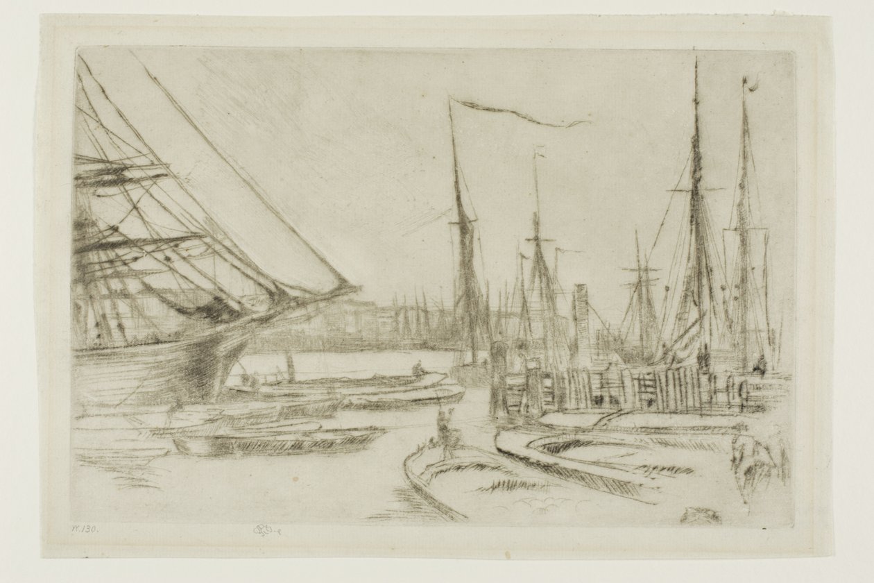 Van Billingsgate door James Abbott McNeill Whistler