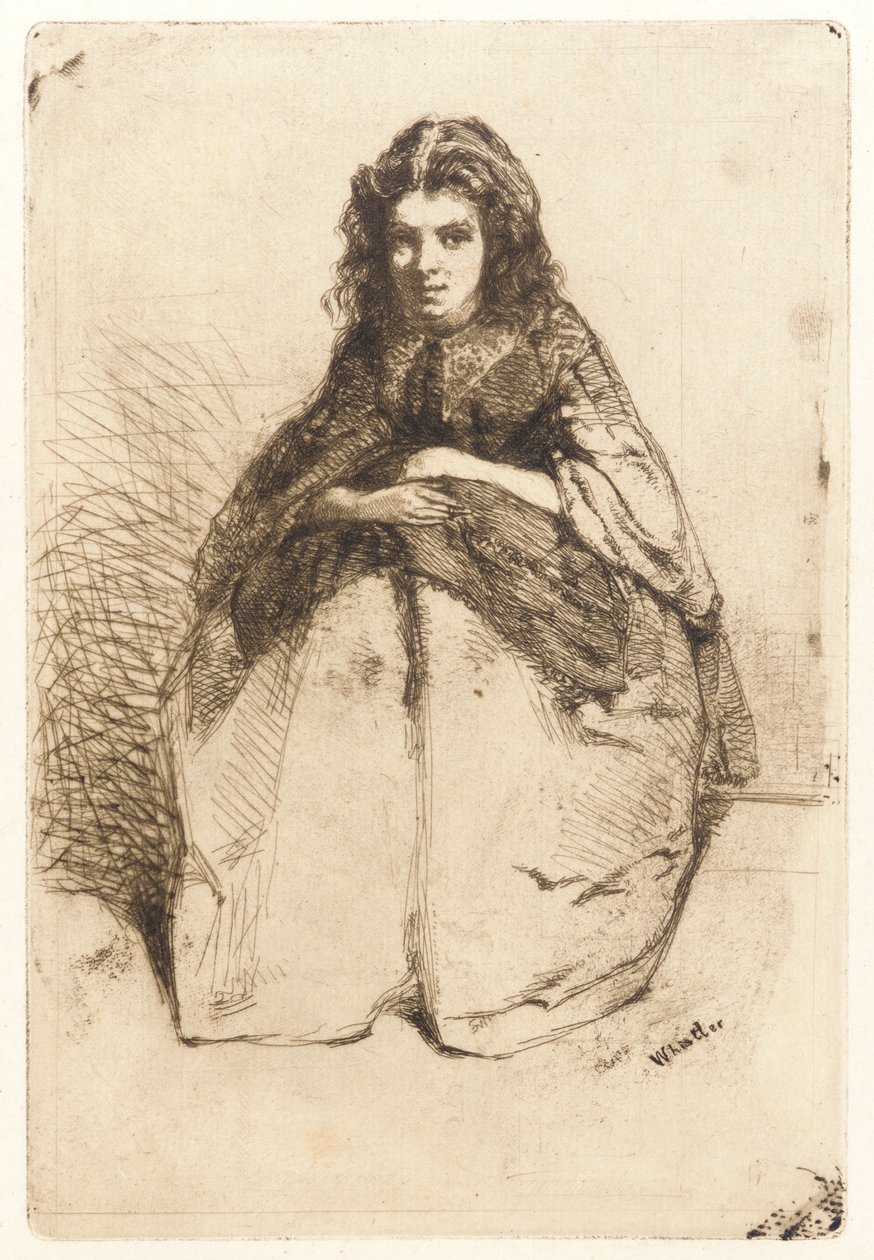Fumette door James Abbott McNeill Whistler