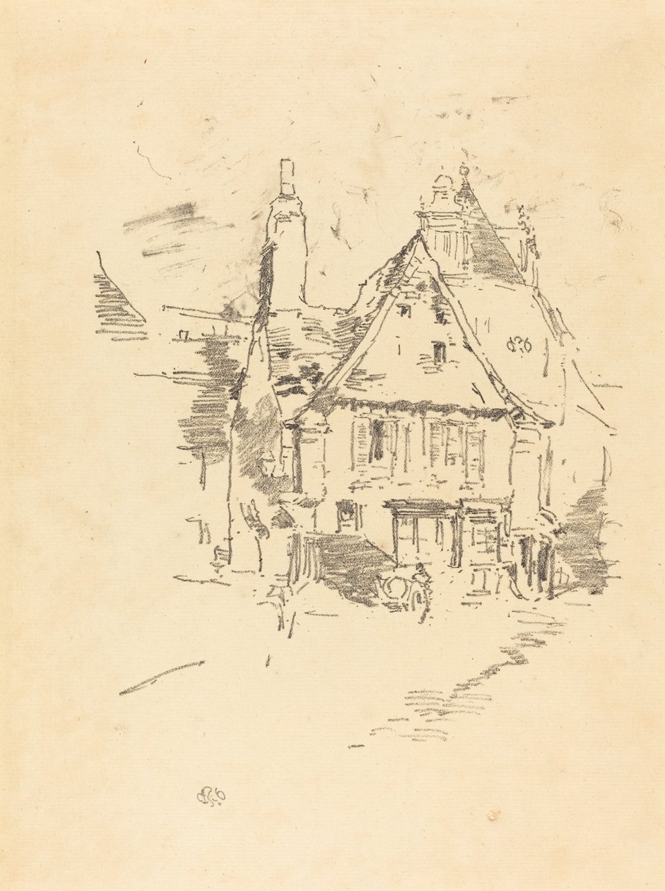Geveldaken door James Abbott McNeill Whistler