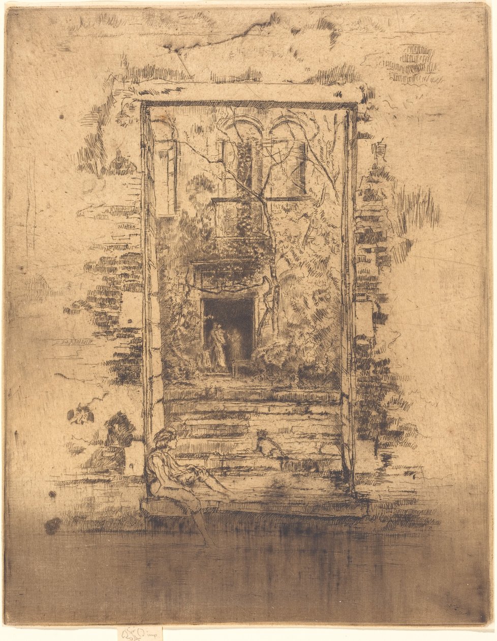 Tuin door James Abbott McNeill Whistler
