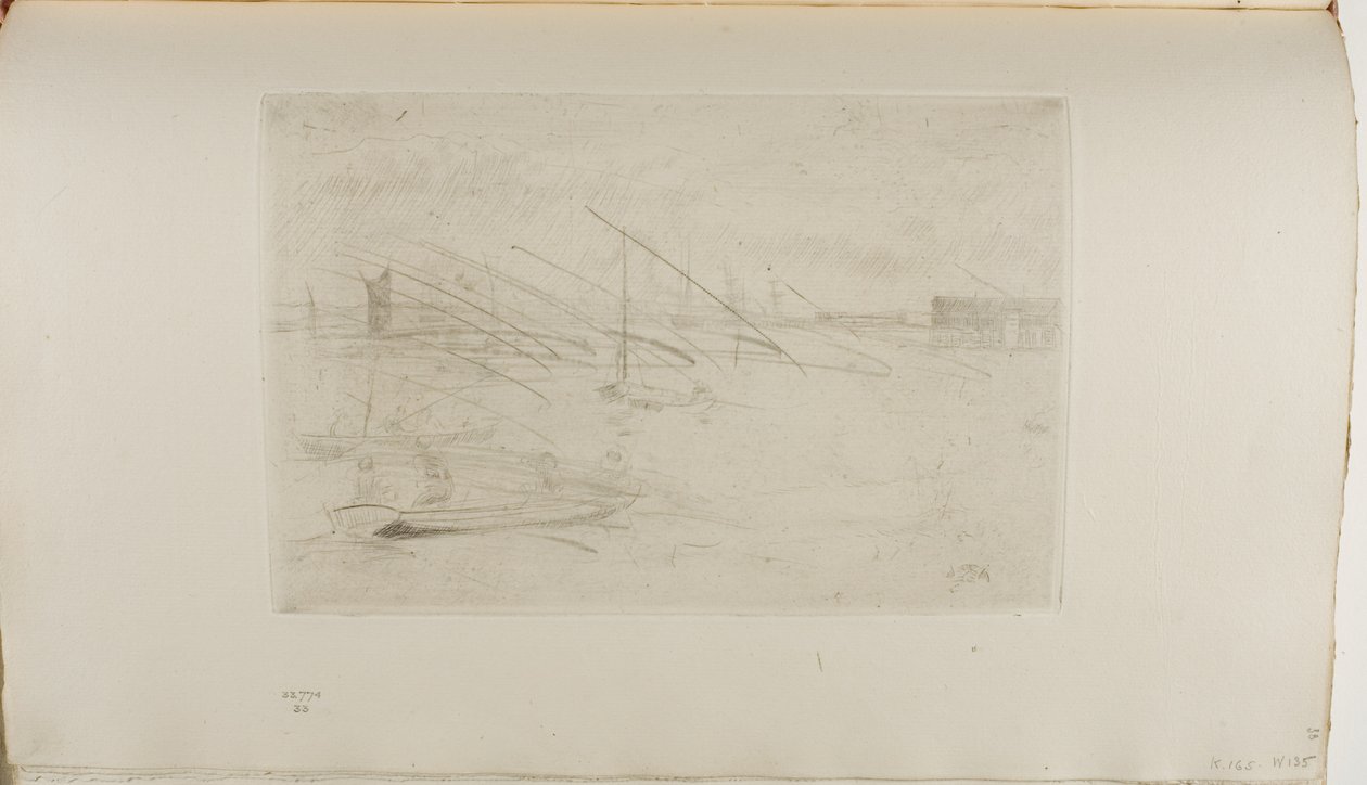 Greenhithe door James Abbott McNeill Whistler