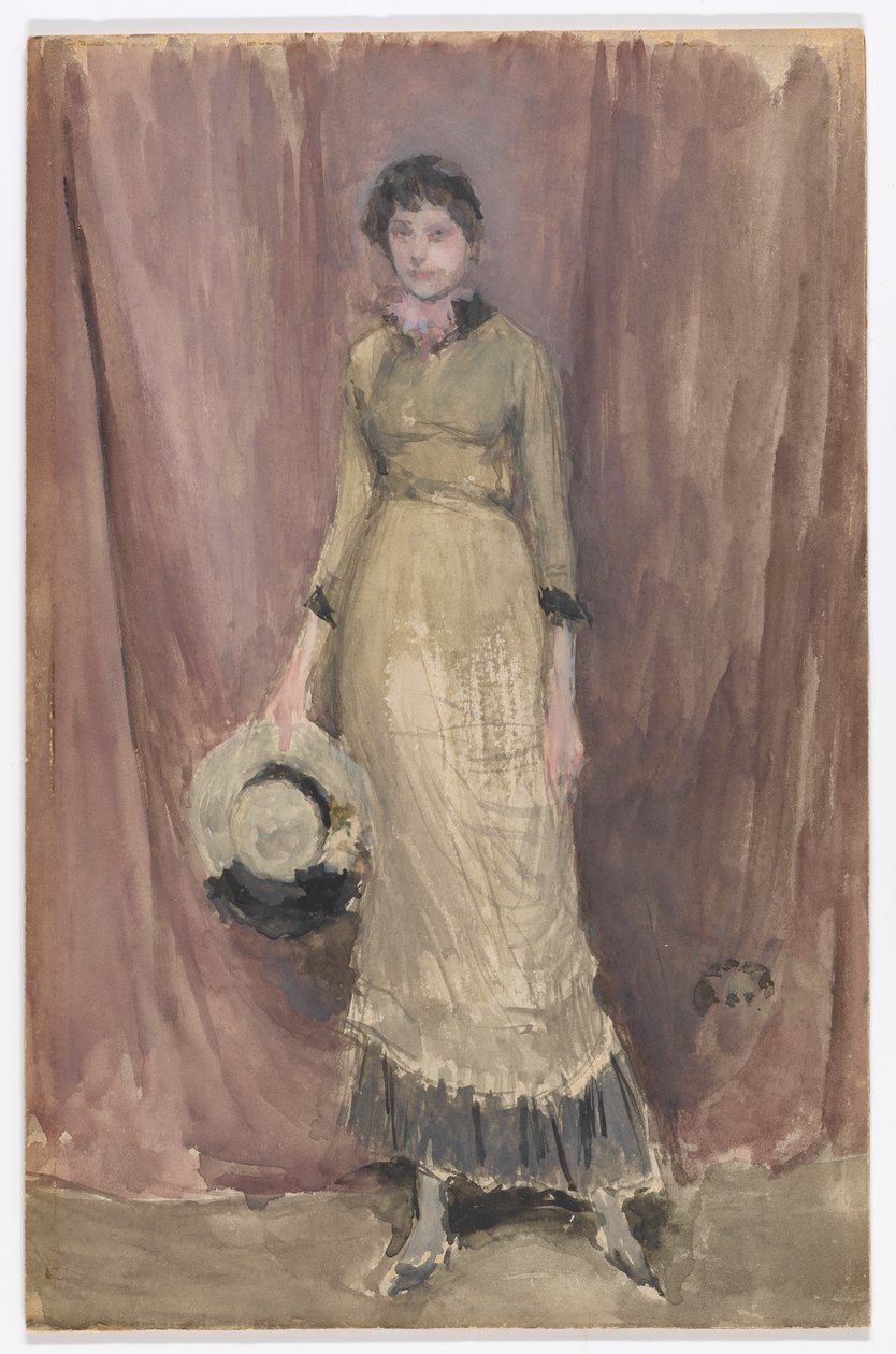 Harmonie in Violet en Amber door James Abbott McNeill Whistler