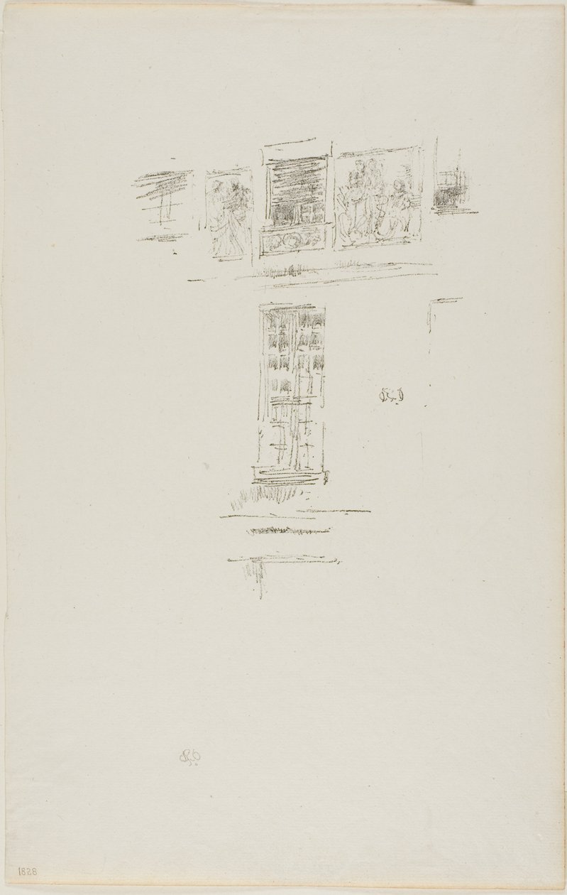 Hôtel Colbert, ramen door James Abbott McNeill Whistler