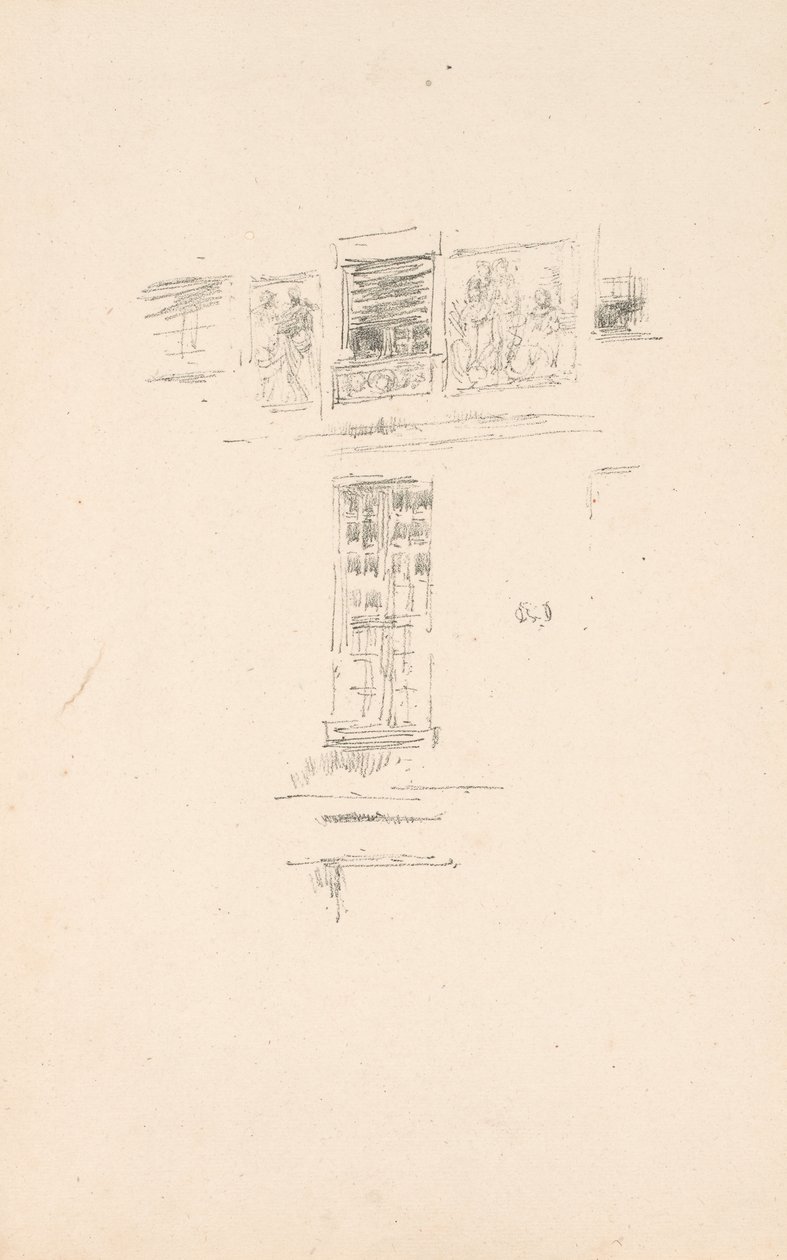 Hotel Colbert, Ramen door James McNeill Whistler