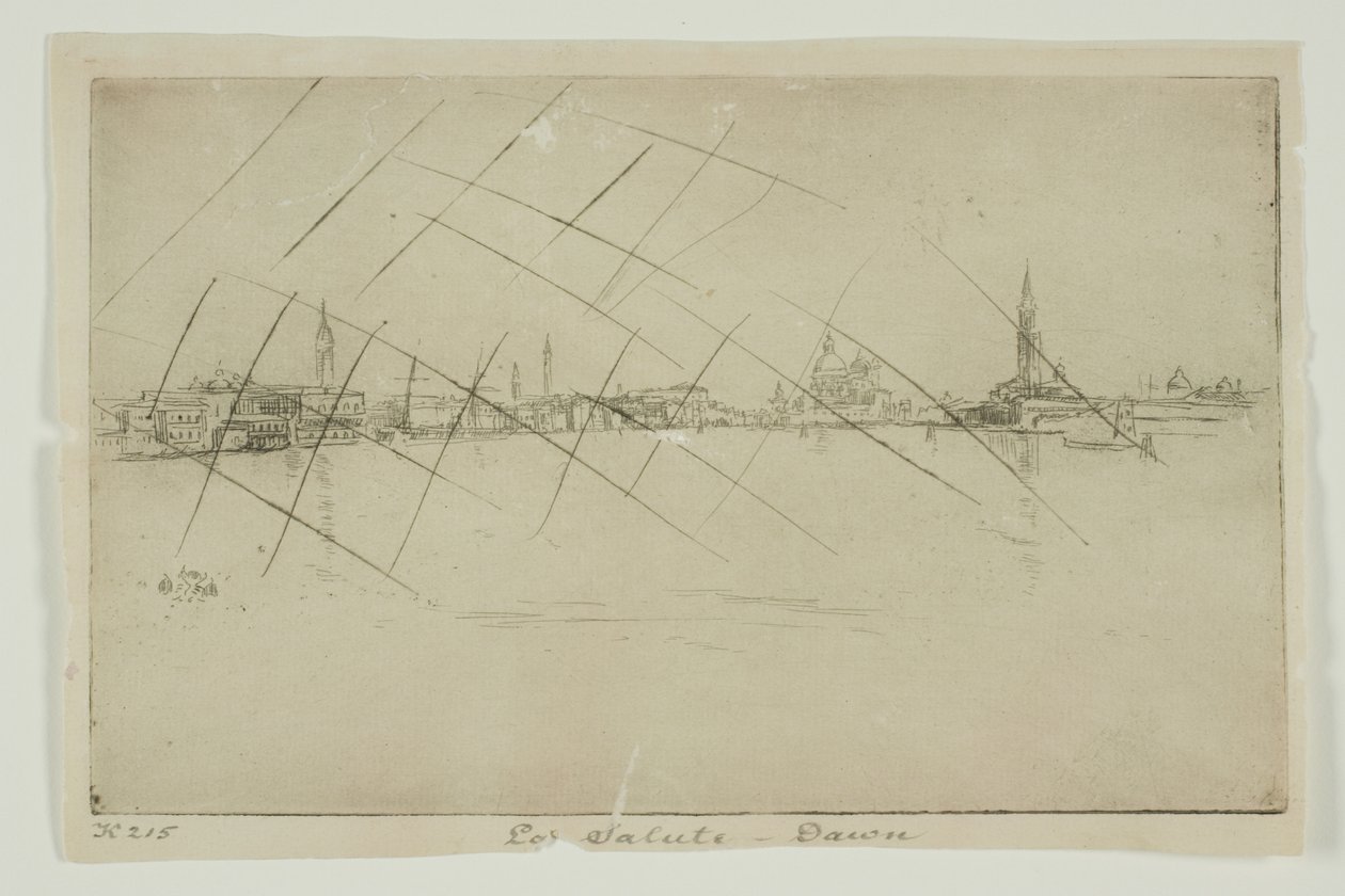 La Salute: Dageraad door James Abbott McNeill Whistler