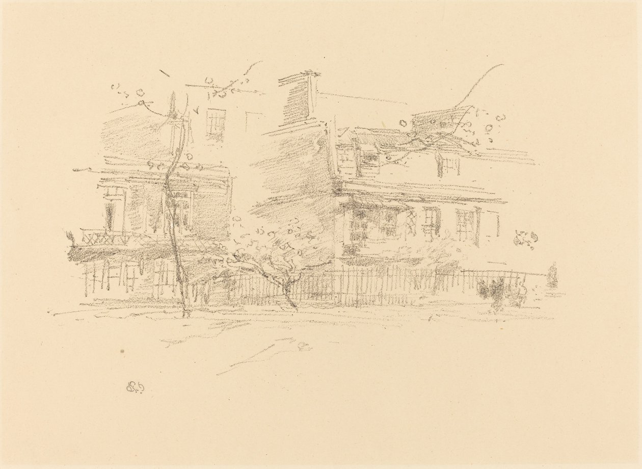 Lindsay Row, Chelsea door James Abbott McNeill Whistler