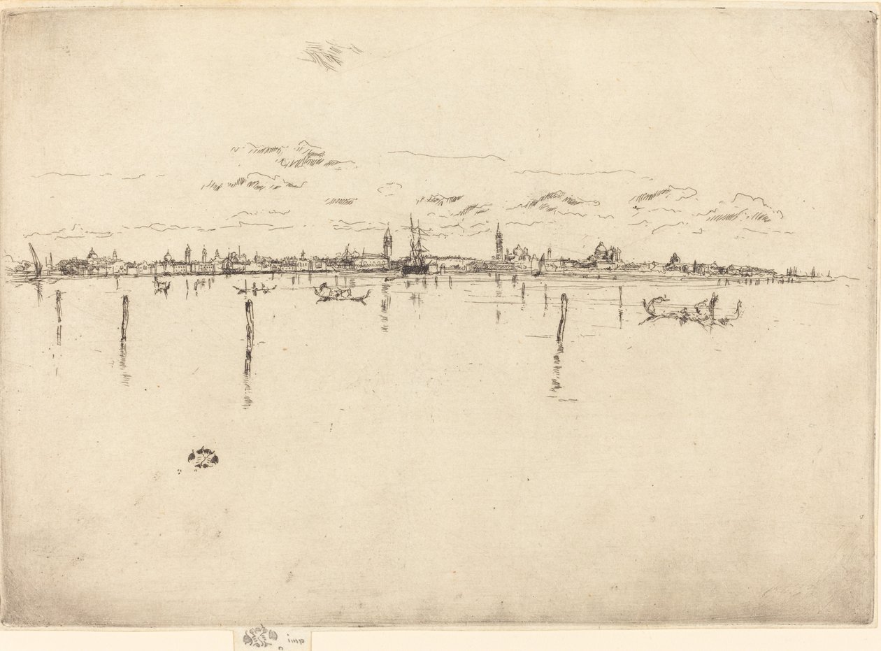 Klein Venetië door James Abbott McNeill Whistler
