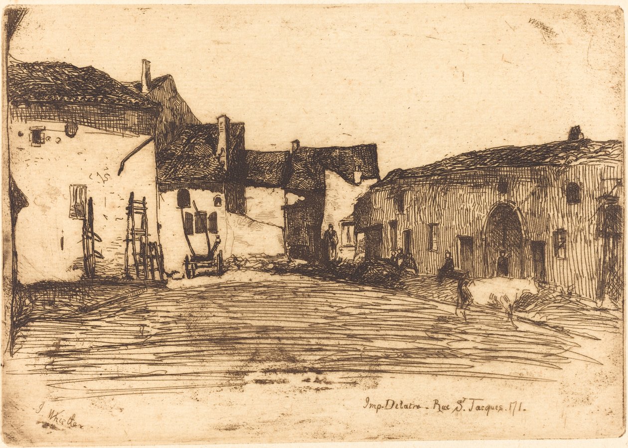 Liverdun door James Abbott McNeill Whistler