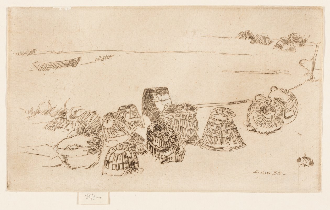 Kreeftenpotten - Selsea Bill door James Abbott McNeill Whistler