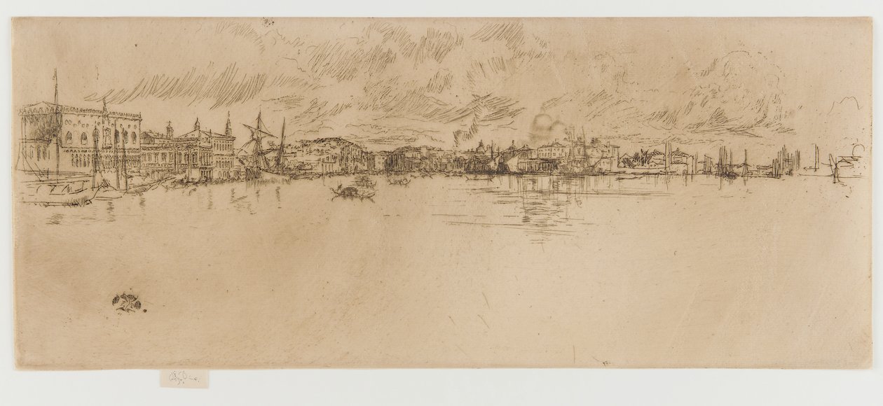 Lang Venetië door James Abbott McNeill Whistler