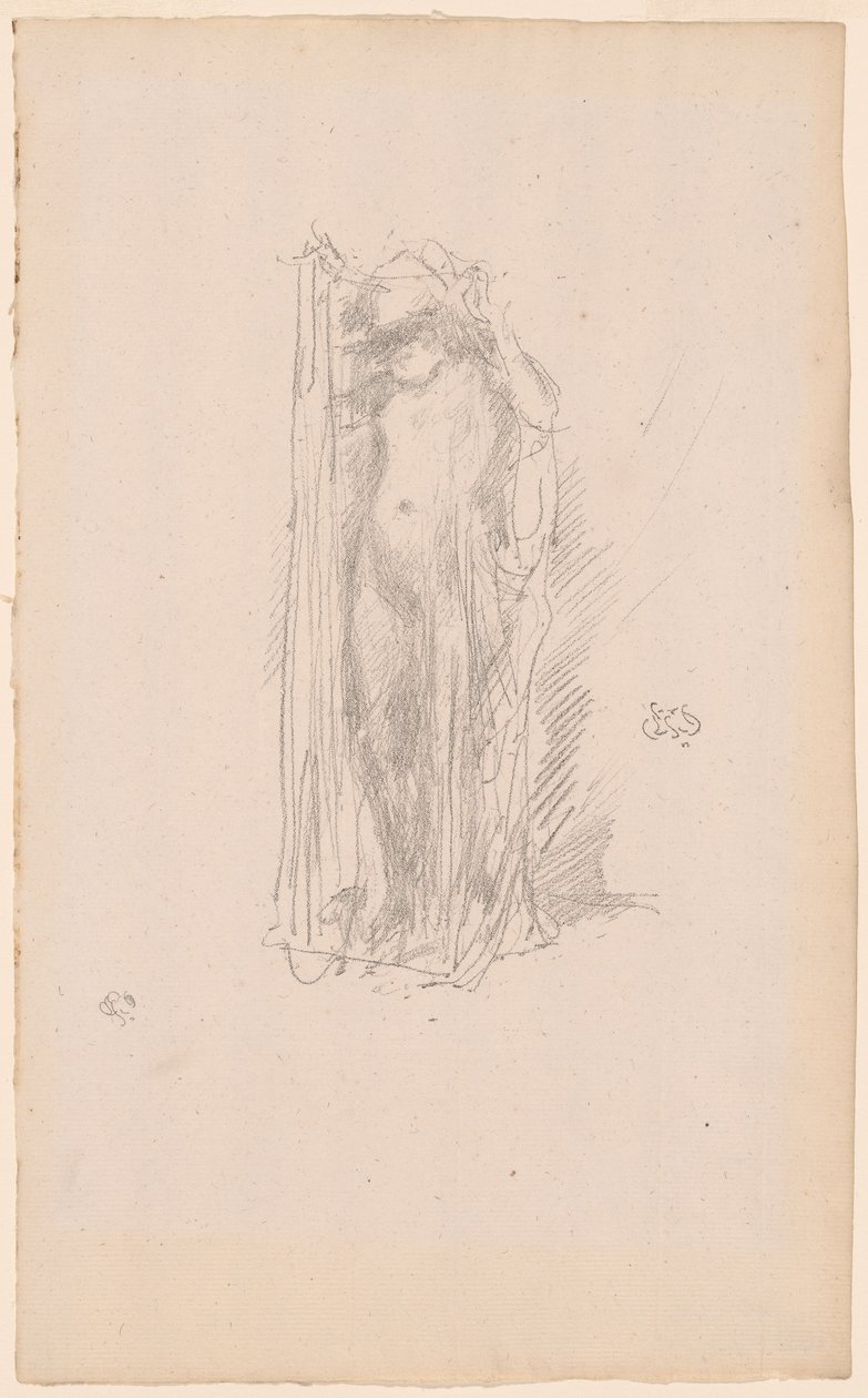 Model draperen door James Abbott McNeill Whistler