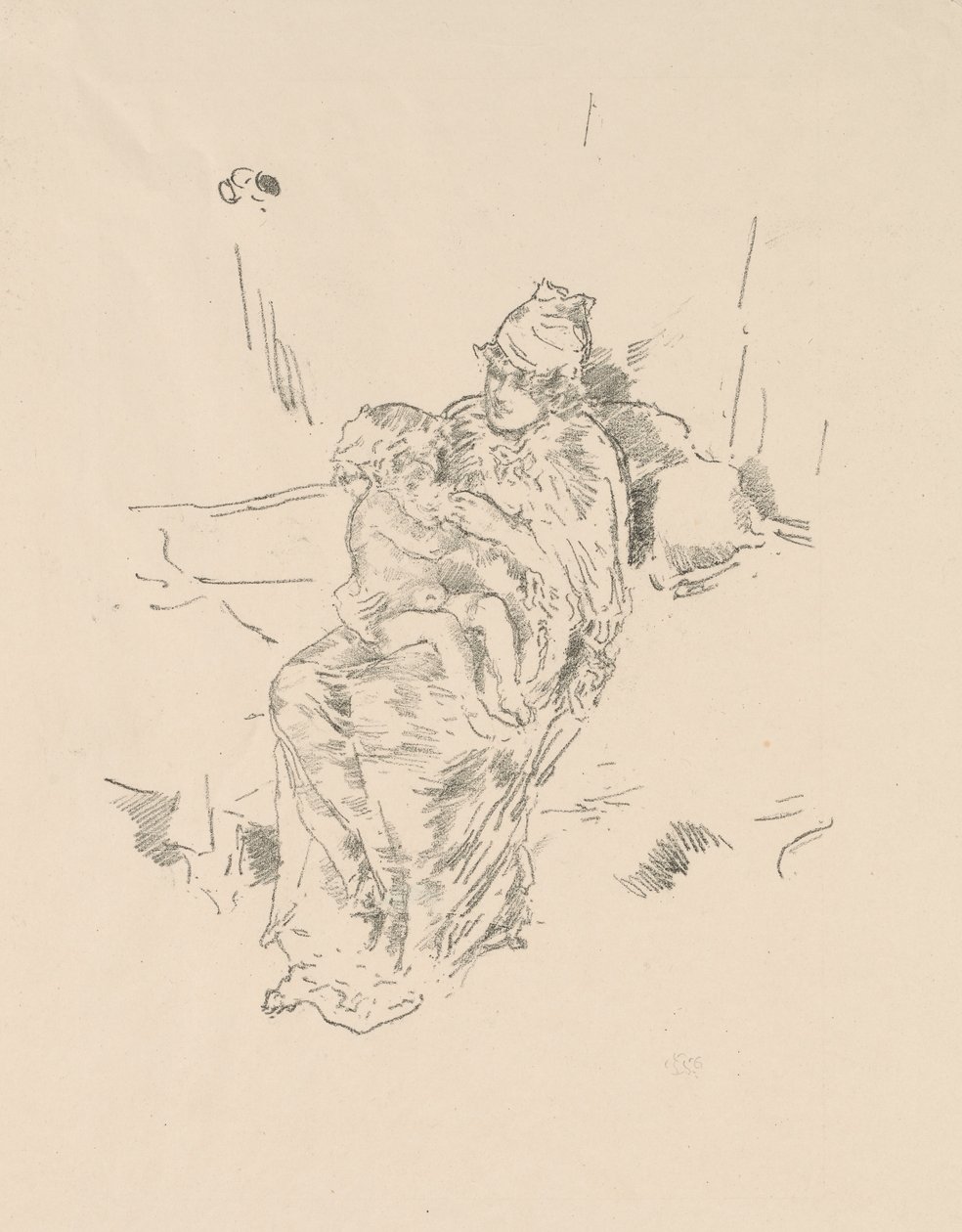 Moeder en Kind, Nr. 5 door James Abbott McNeill Whistler