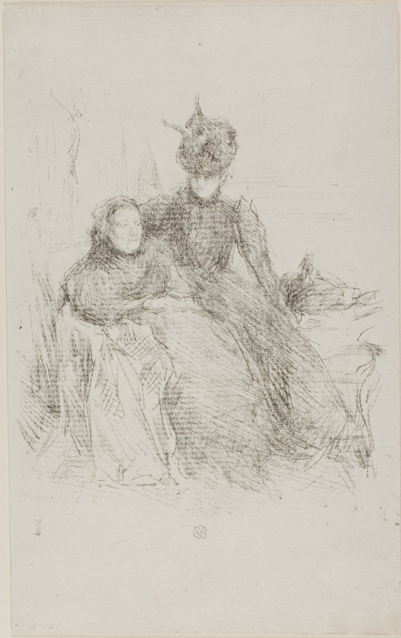 Moeder en Dochter door James Abbott McNeill Whistler