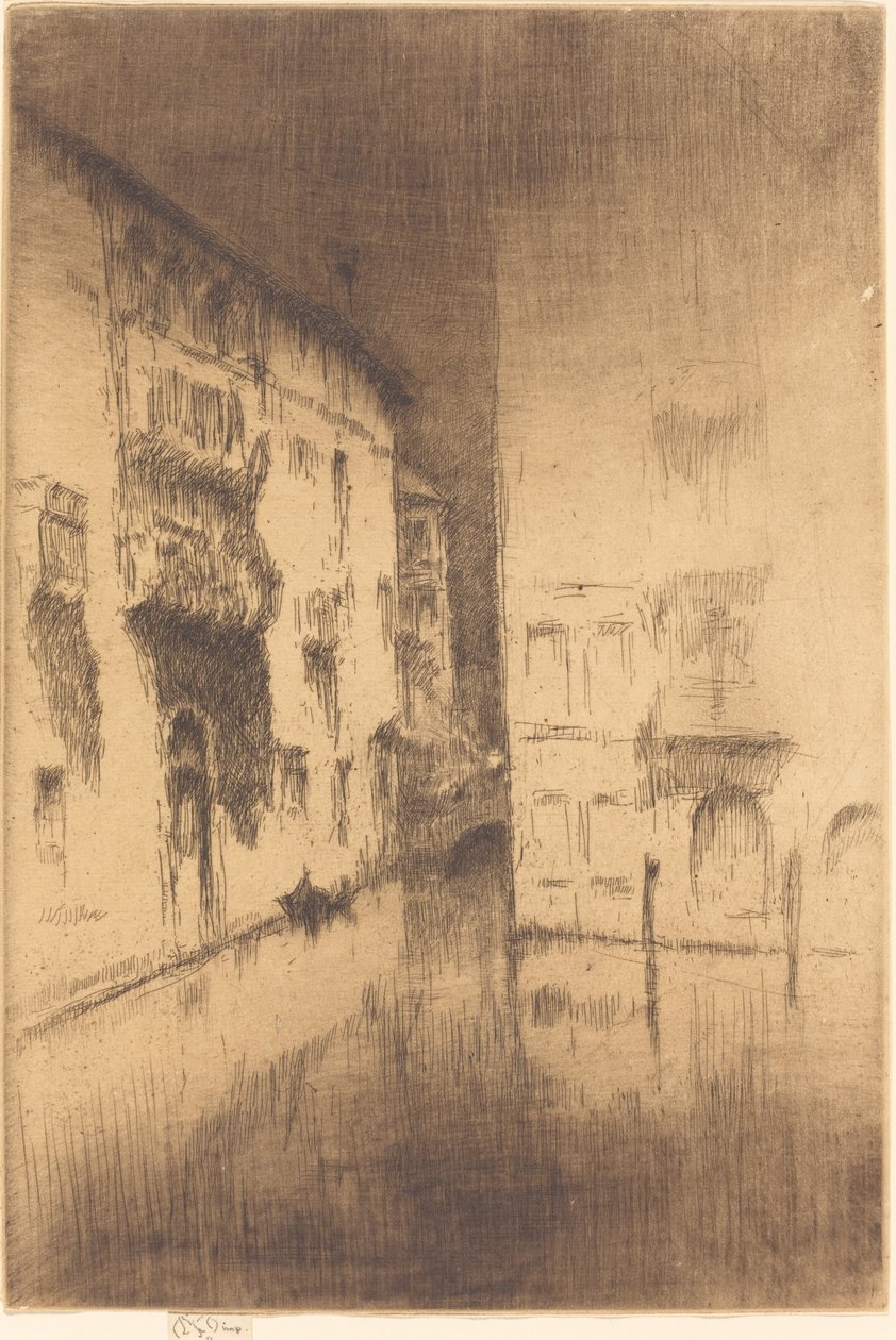 Nocturne: Paleizen door James Abbott McNeill Whistler