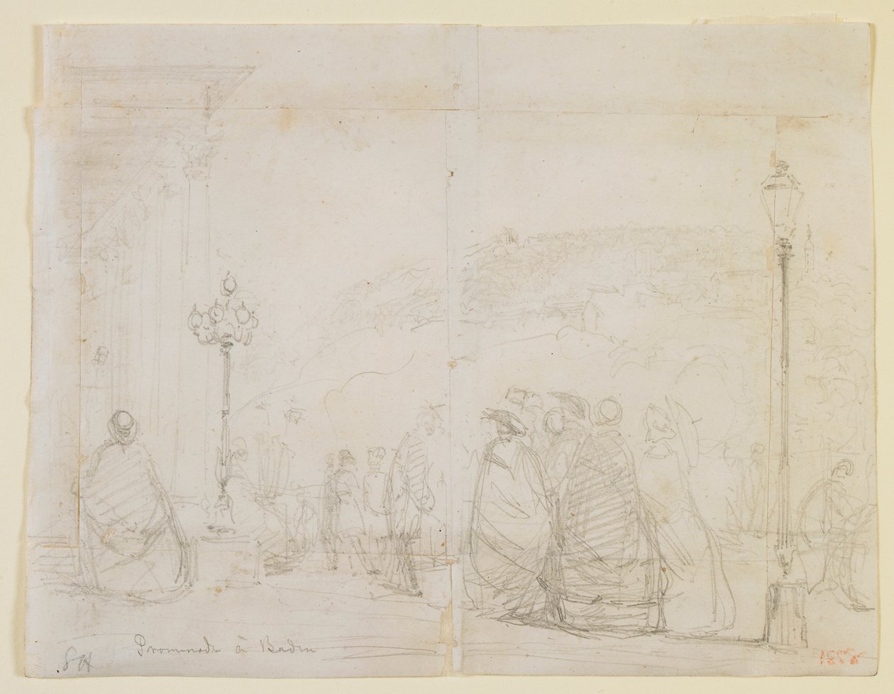 Wandeling in Baden door James Abbott McNeill Whistler