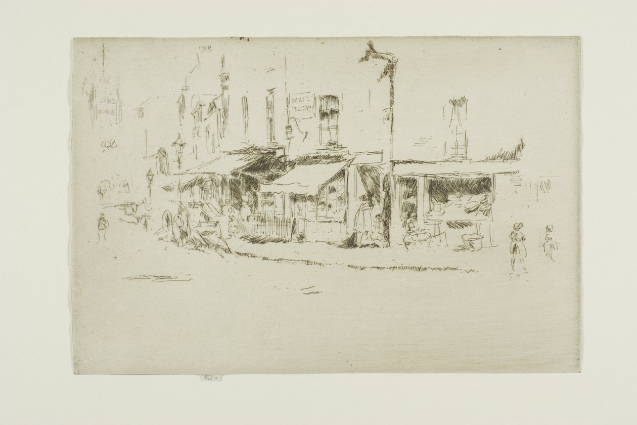 Rochester Row, Westminster door James Abbott McNeill Whistler
