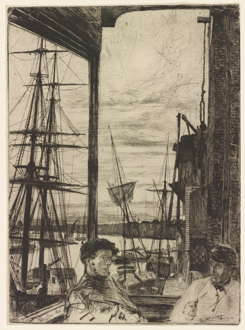 Rotherhithe door James Abbott McNeill Whistler