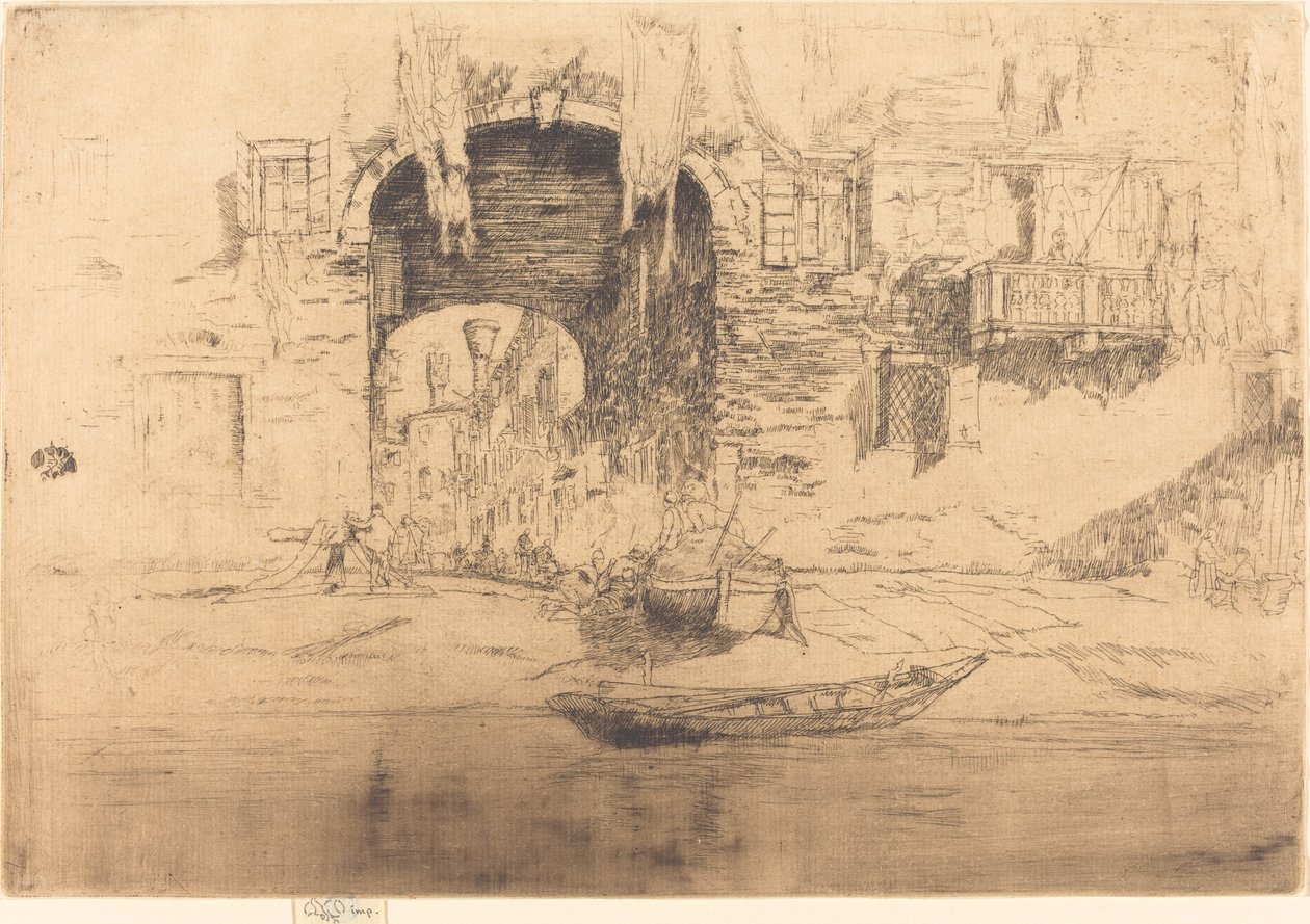 San Biagio door James Abbott McNeill Whistler