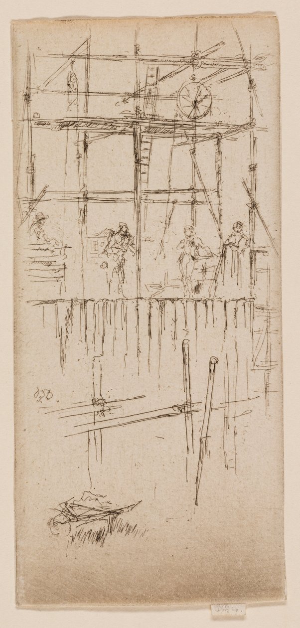 Savoy steigers door James Abbott McNeill Whistler