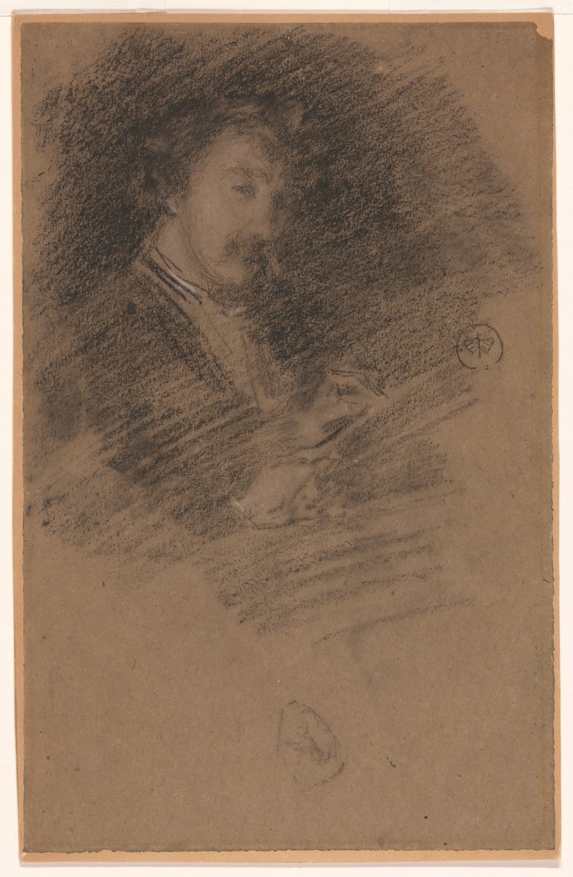 Zelfportret door James Abbott McNeill Whistler